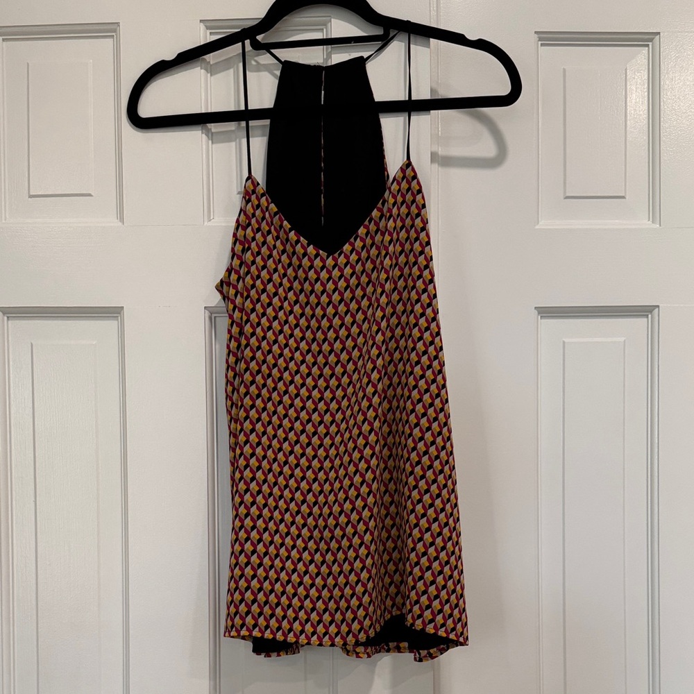 Express Multicolor Geometric Camisole